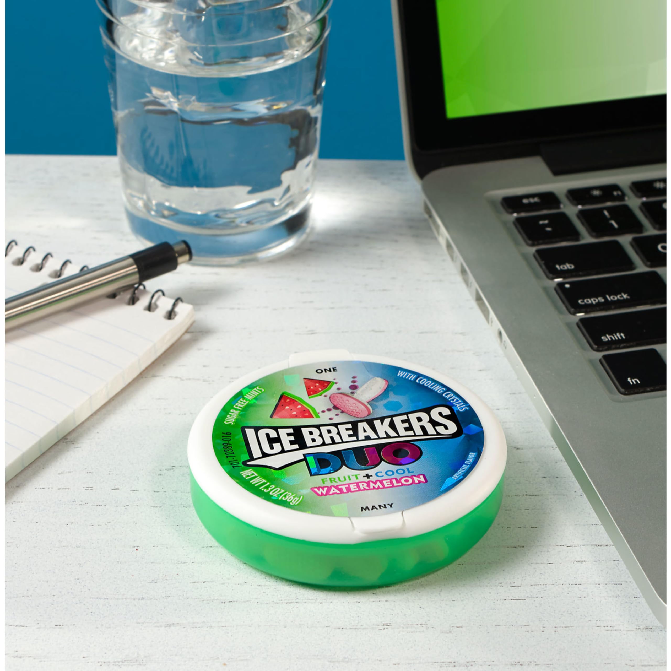 Ice Breakers Duo mints inside a lunchbox for a quick refresh
