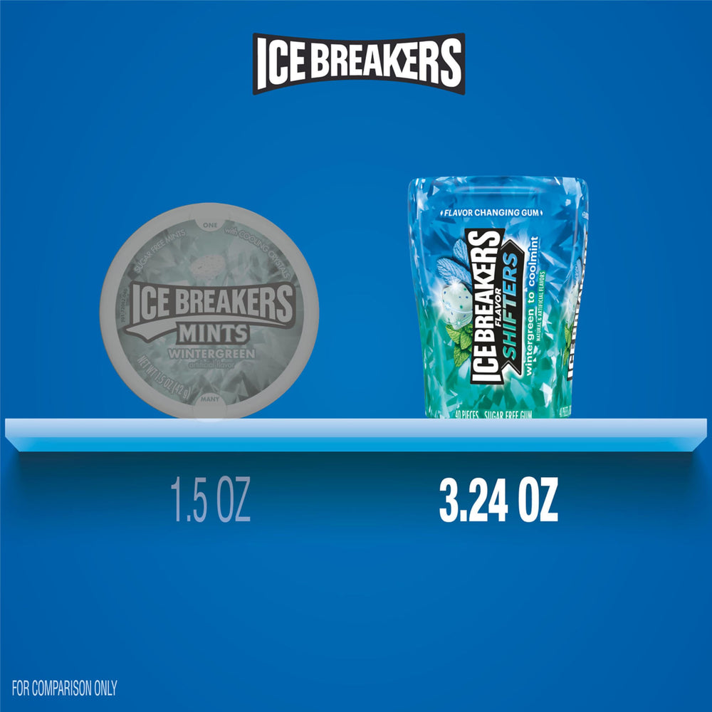 Ice Breakers Flavor Shifters travel-friendly gum packs for quick mint boosts