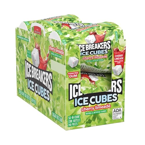 40-piece Ice Breakers Ice Cubes bottle display highlight shareable freshness