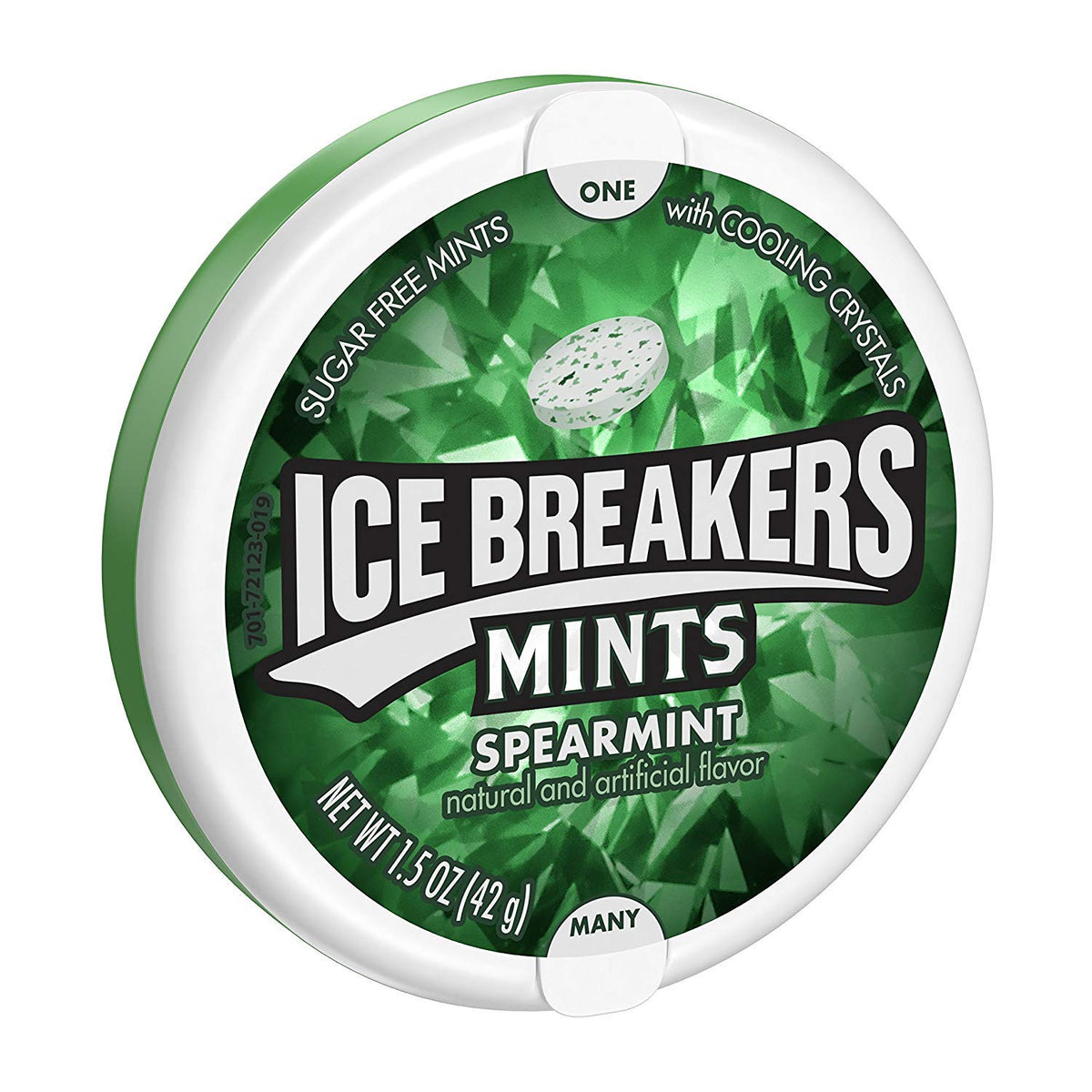 Ice Breakers Spearmint Mints front of pack for quick freshness