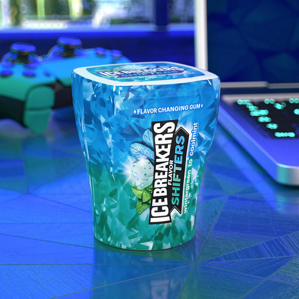 Ice Breakers sugar free gum with xylitol for a minty breath boost