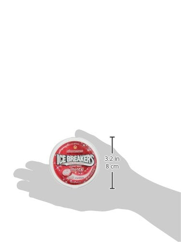 Ice Breakers Cinnamon Mints deliver a crisp, refreshing breath experience.