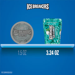 Ice Breakers Wintergreen cubes in a gift basket for a minty surprise