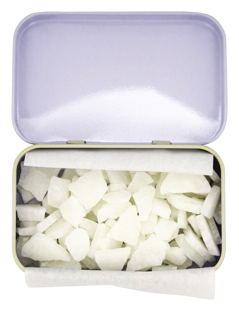 USA-made ICE CHIPS lemon candy tin for gifting.