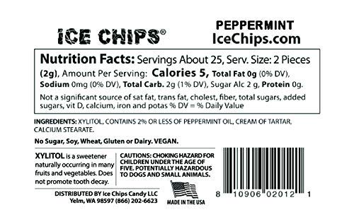 Ice Chips Band branding on tin with the variety pack