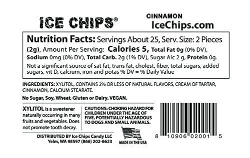 Ice Chips candy dissolving in mouth for long-lasting flavor on the go
