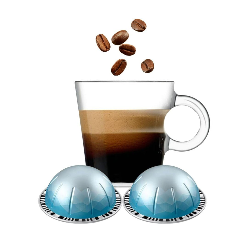 Ice Leggero coffee capsules, 20-pod assortment for quick, pure bean-brewed cups.