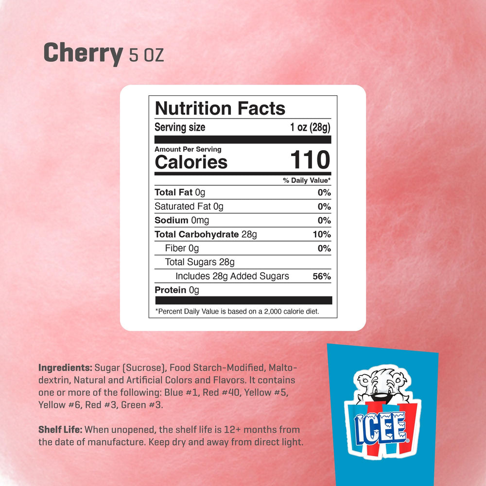 Icee Cotton Candy Blue Raspberry close-up shows vibrant color and sweet aroma