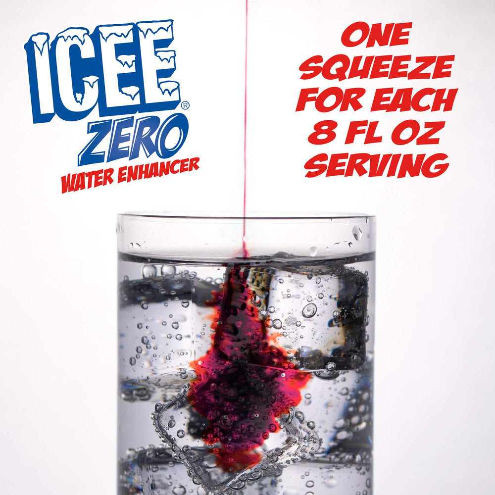 Icee Zero Mango twist glass with icy aroma.