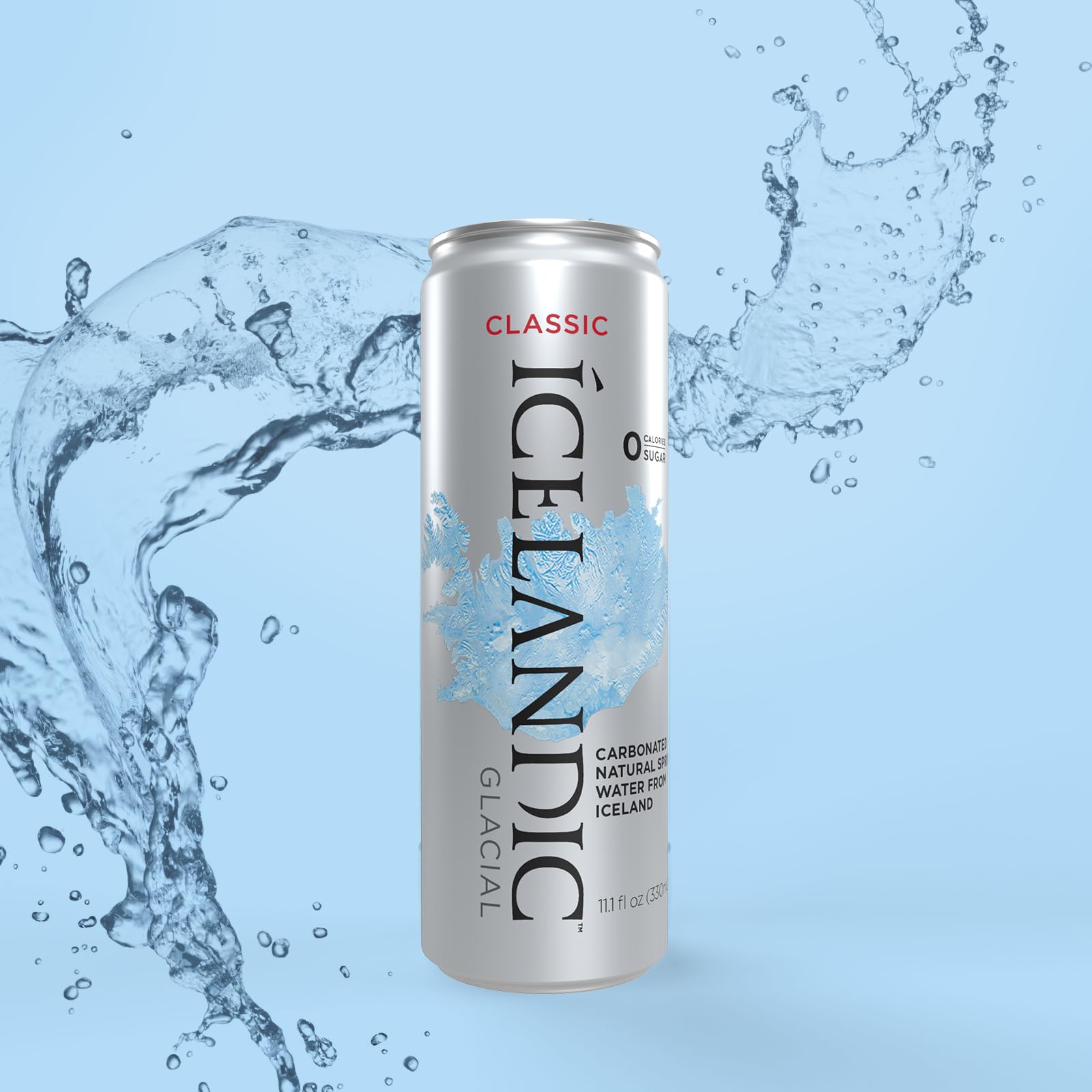 Icelandic Glacial bottle from Ölfus Spring delivers pristine hydration for daily use.