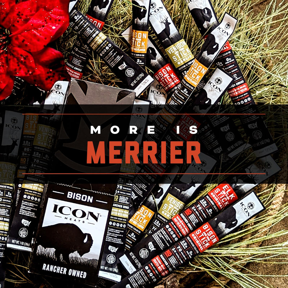 ICON Meats gift-ready snack sticks display