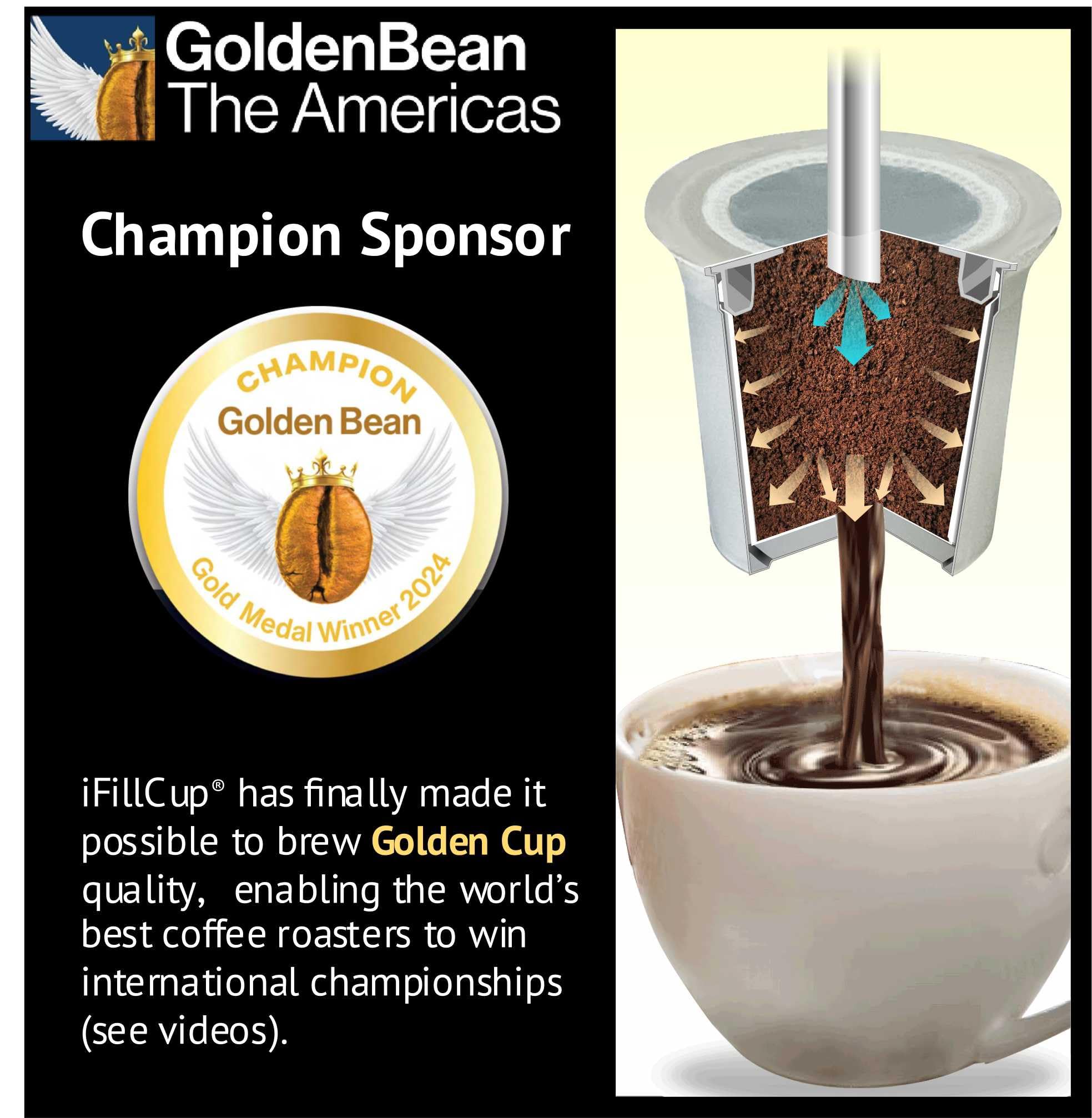 iFillCup easy-fill, seal-ready pods speed up mornings.