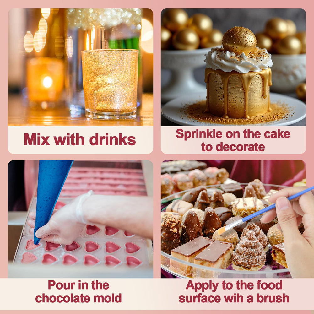iienjoy edible glitter packaging preserves color freshness and safety