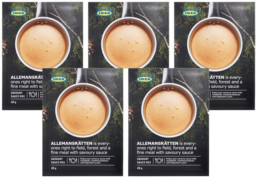 IKEA allemansratten five-pack meatball sauce mix for easy weeknight meals
