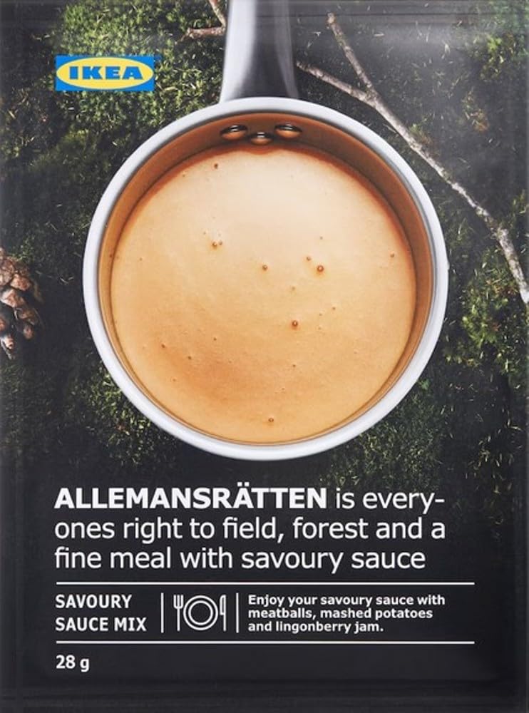 IKEA allemansratten sauce mix in bowl ready to stir into cream