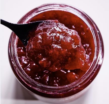 IKEA Sylt Lingonberry preserves beside pancakes for a bright topping.