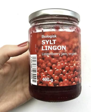 IKEA Sylt Lingonberry preserves on a pantry shelf, ready to elevate snacks.