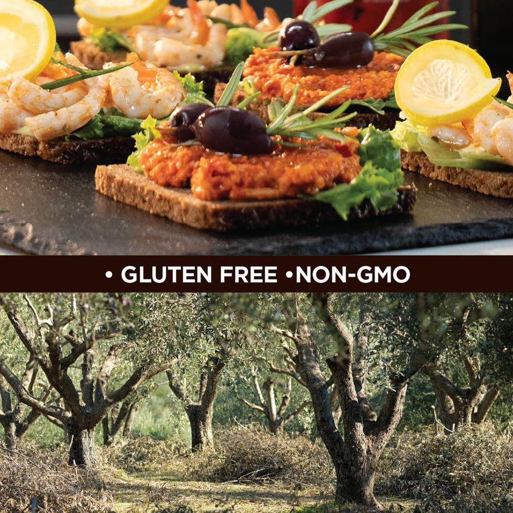 Iliada Kalamata olives on dish garnish, elevating flavor.