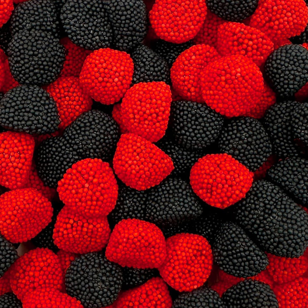 ILIKE! Berries Gummy Candy bag front view, ideal for party buffets.