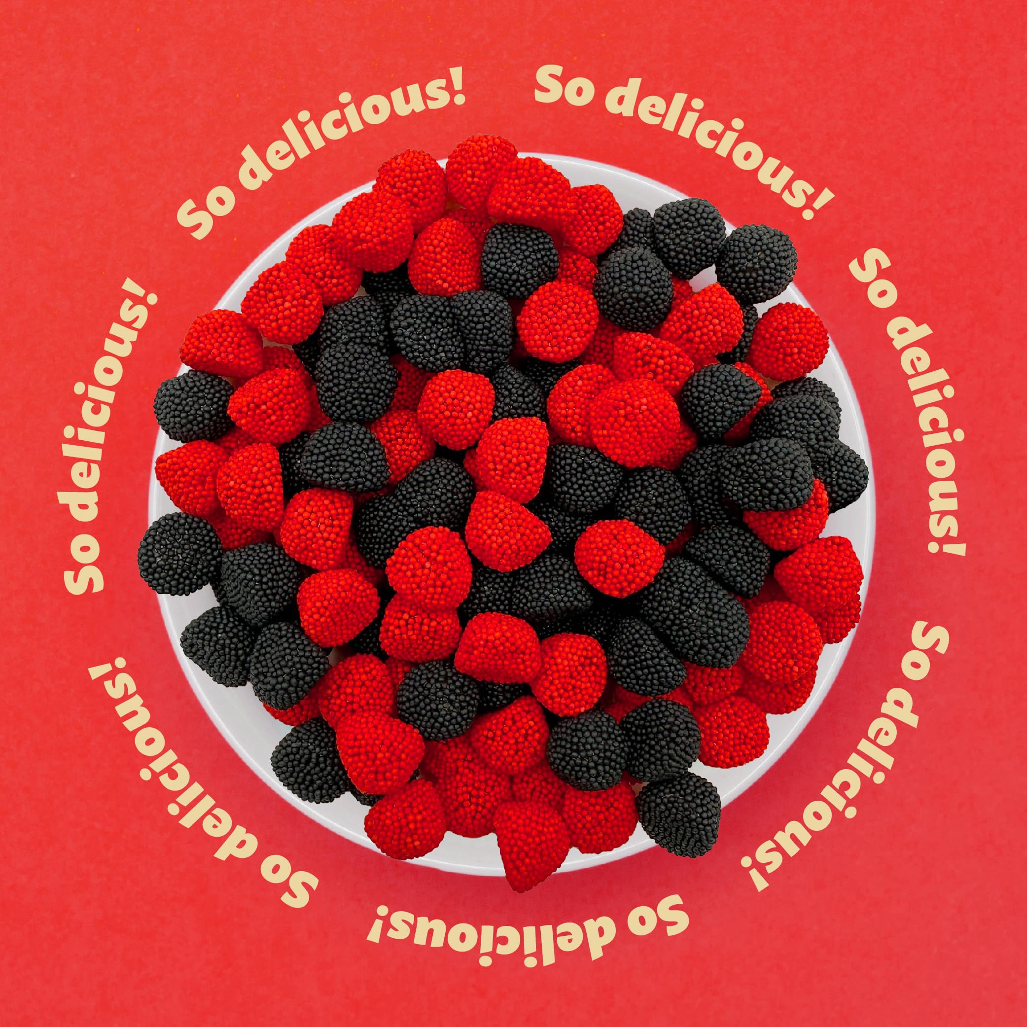 ILIKE! Berries Gummy Candy blackberry bites, great for road trips.