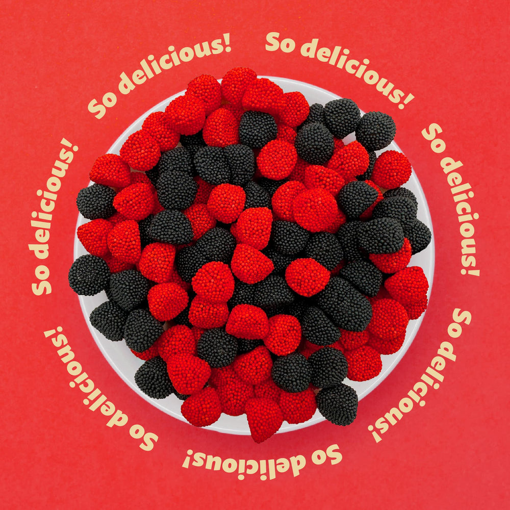 ILIKE! Berries Gummy Candy blackberry bites, great for road trips.