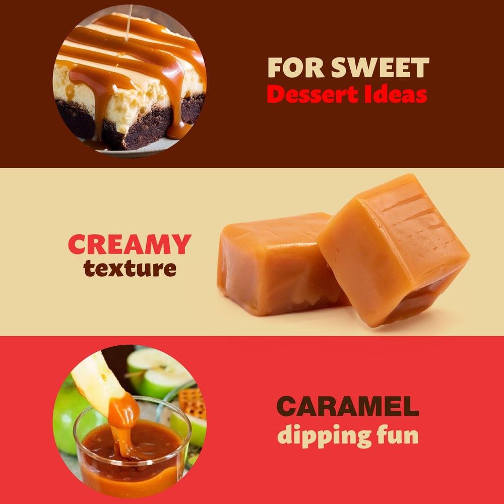 ILIKE! caramel cubes in a candy jar for office snacks