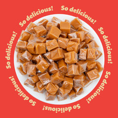 ILIKE! vanilla caramel squares topping for a dessert bar