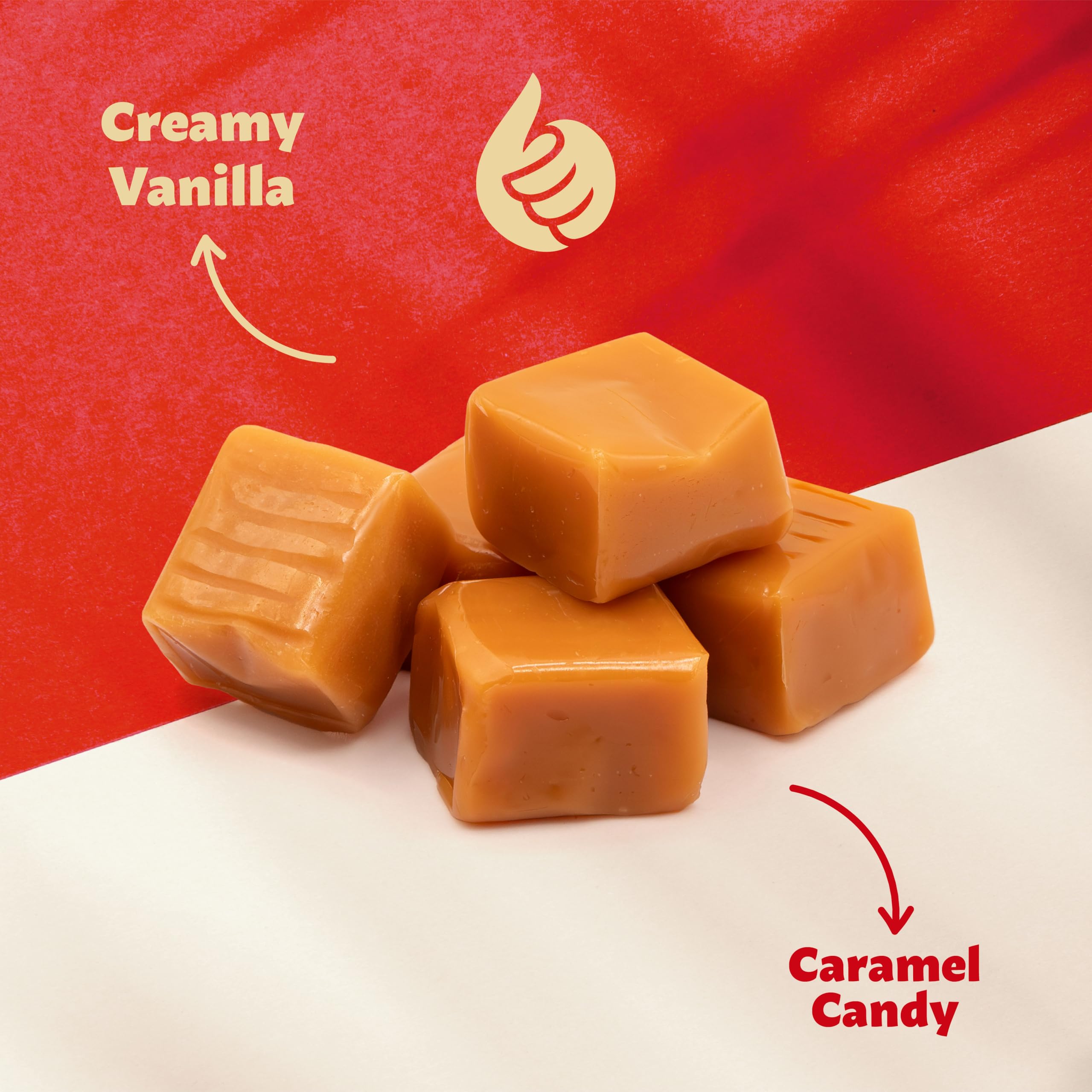 ILIKE! caramel cubes in a gift bag for a thoughtful treat