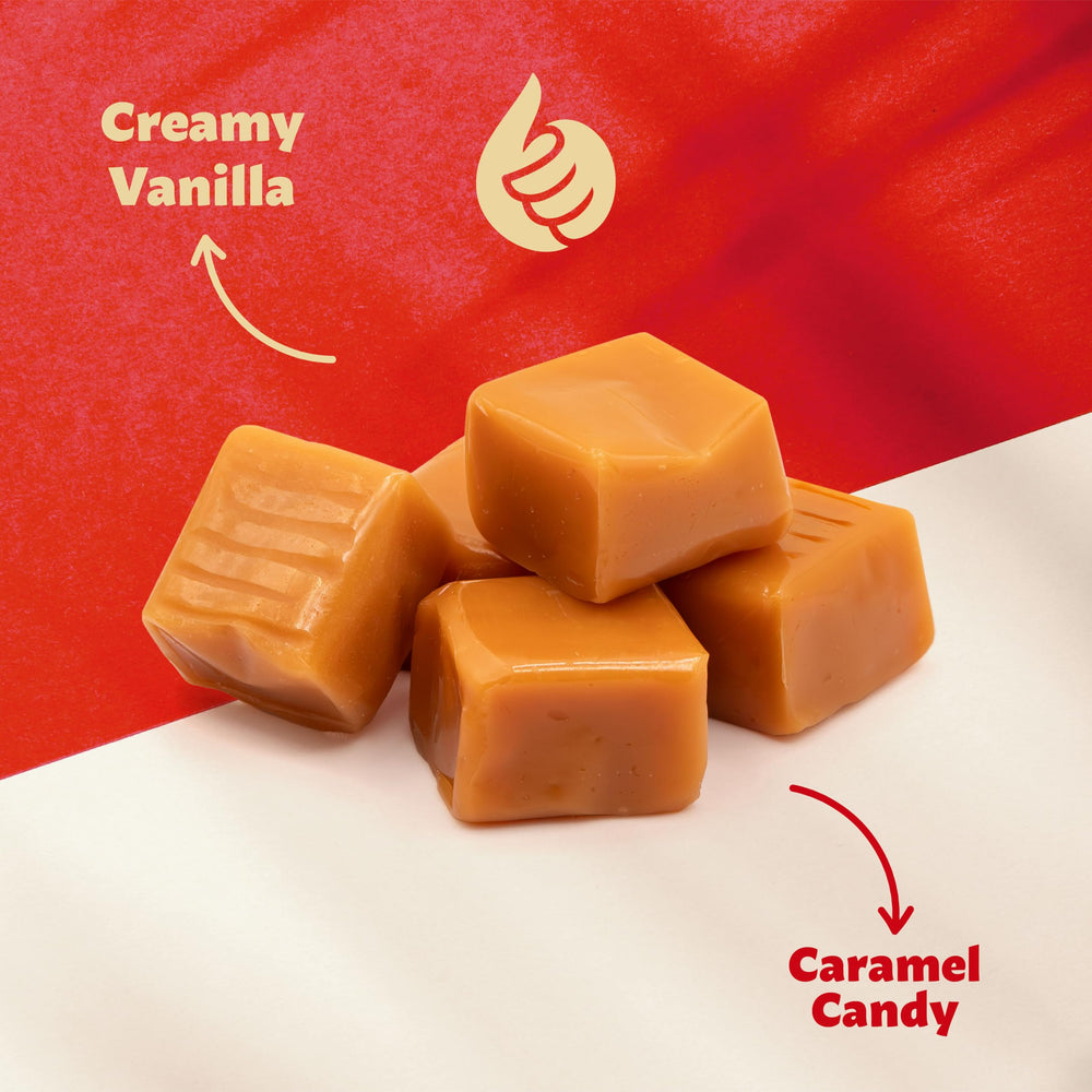ILIKE! caramel cubes in a gift bag for a thoughtful treat