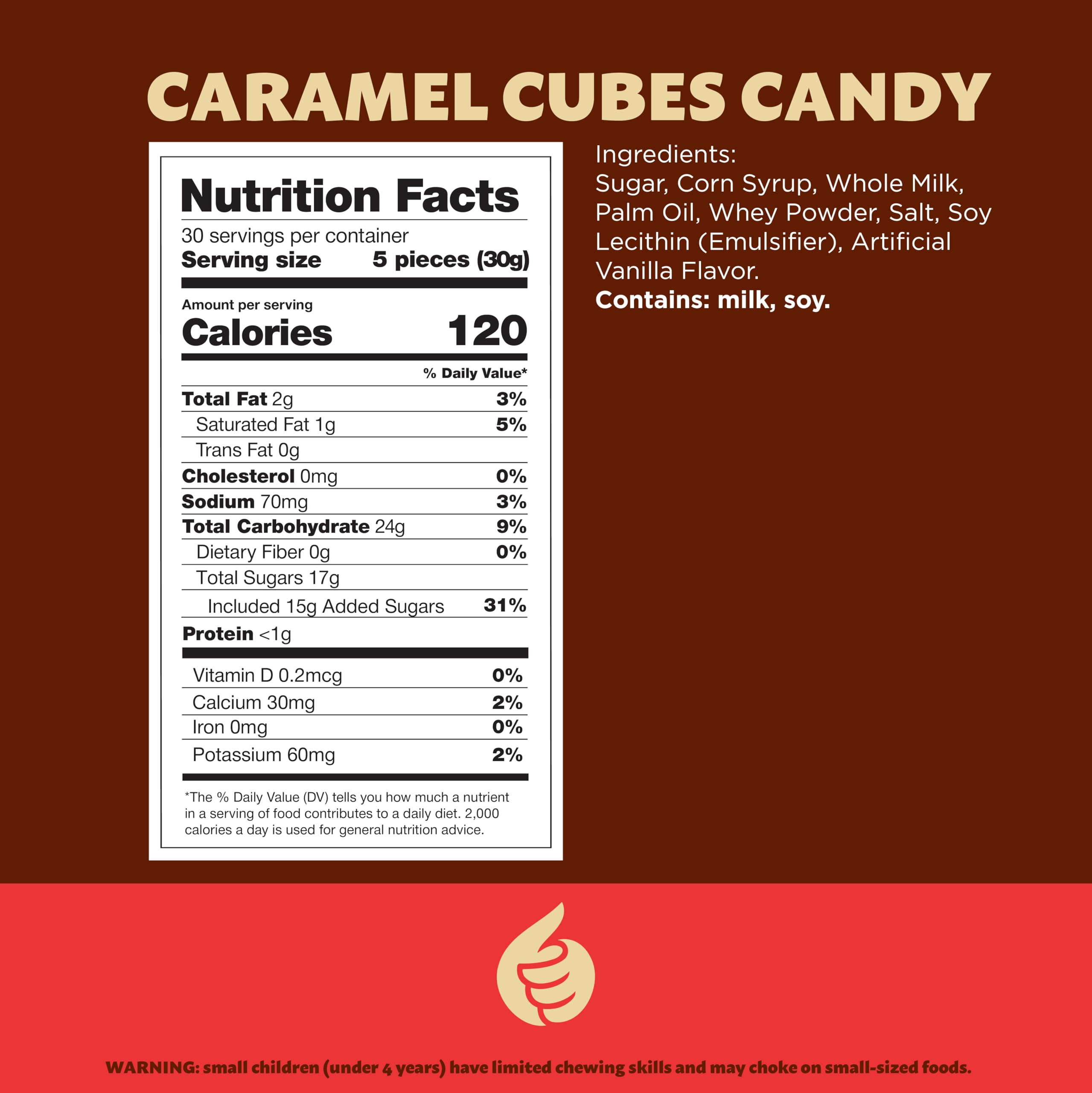 ILIKE! individually wrapped vanilla caramel cubes for fresh gifting