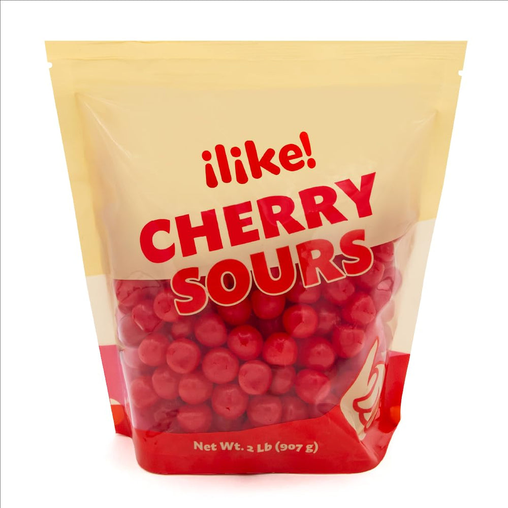 ILIKE Cherry Sours visible ripe cherries flavor cues for a flavorful treat.