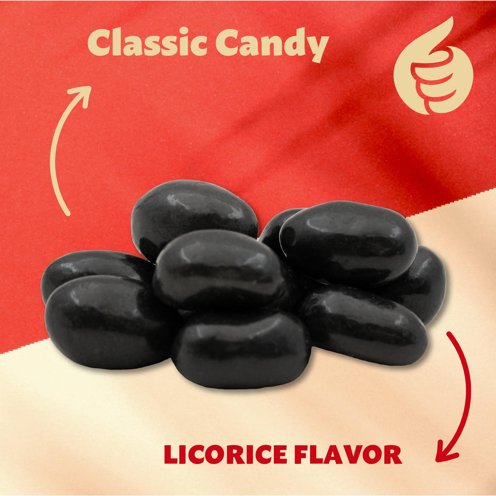 ILIKE dessert decorating with licorice jelly beans for elegant confections