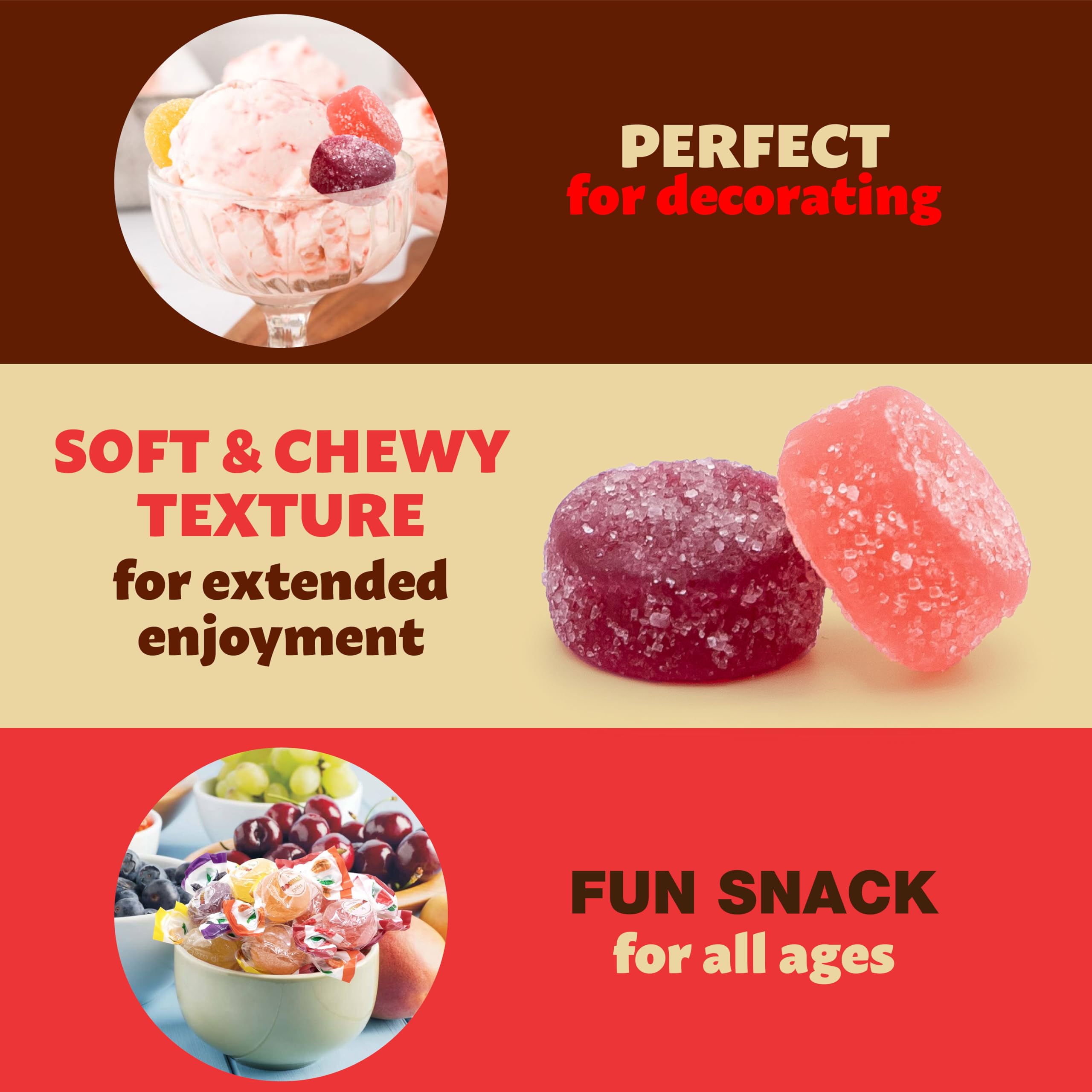 ILIKE Fida Bonelle individually wrapped candies for tidy bowls and easy sharing.