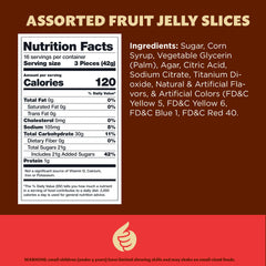 ILIKE! Fruit Slices Candy in assorted flavors, perfect for dessert toppings.
