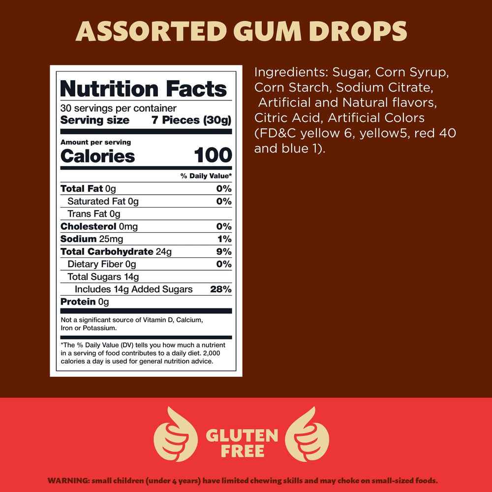 ILIKE! Gum Drops assorted flavors displayed for colorful dessert platters.