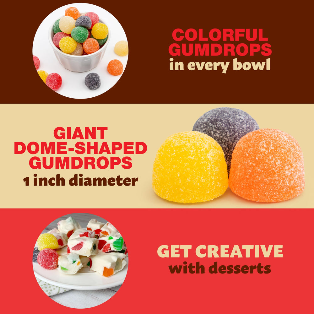 ILike Gum Drops orange flavor giant candy brightens holiday displays