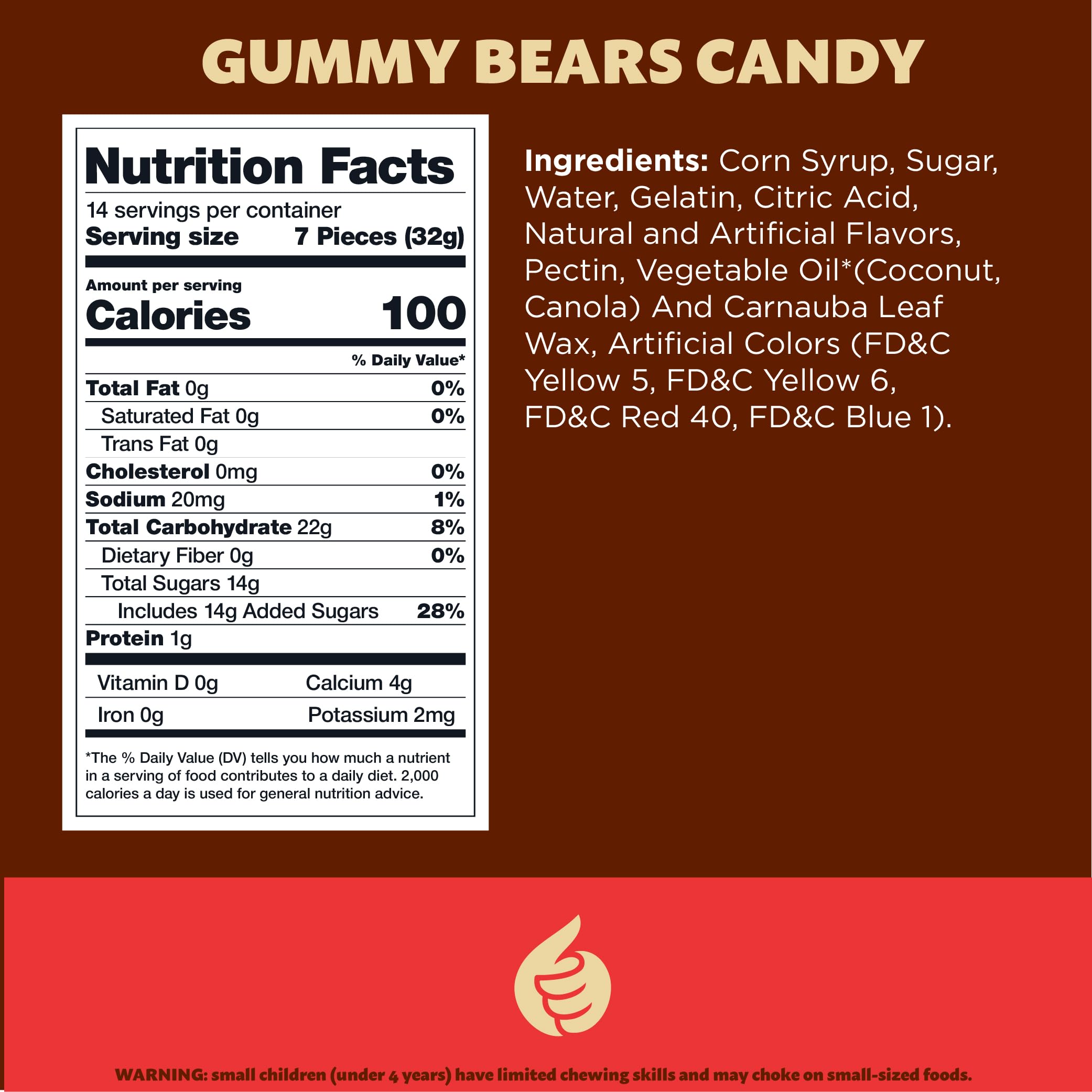 ILike! Gummi Bears Candy assorted fruit flavors enhance snacking with colorful variety.