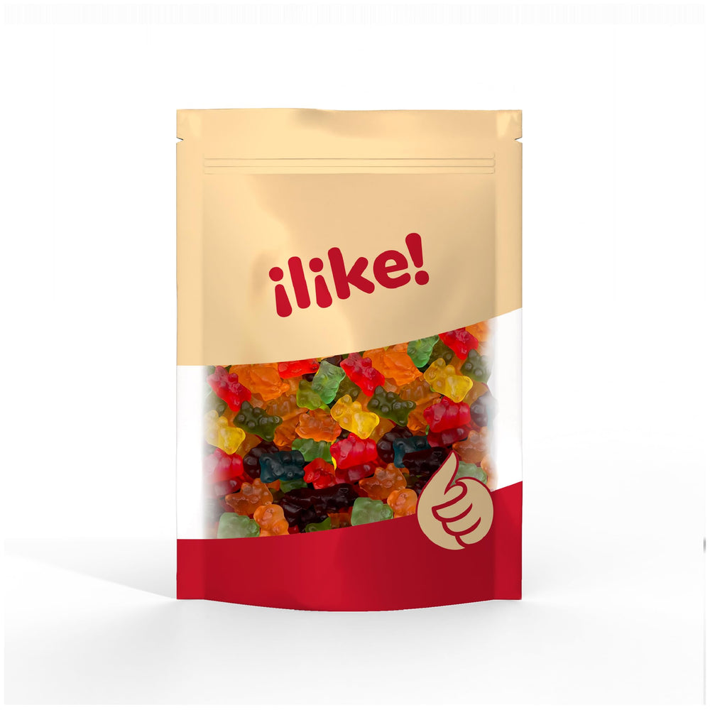 ILIKE! Gummi Bears chewy-soft texture makes for a satisfying bite.