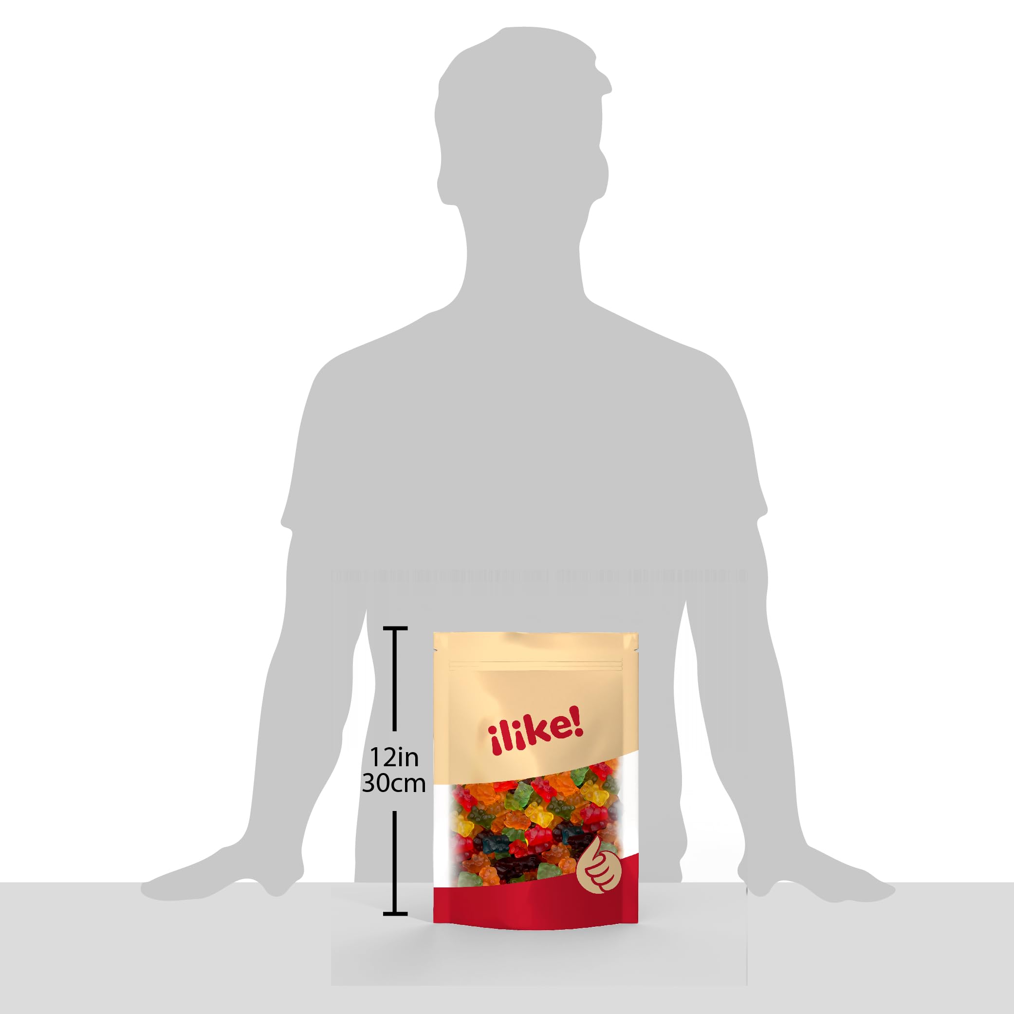 ILIKE! Gummi Bears garnish desserts with playful color and flavor.