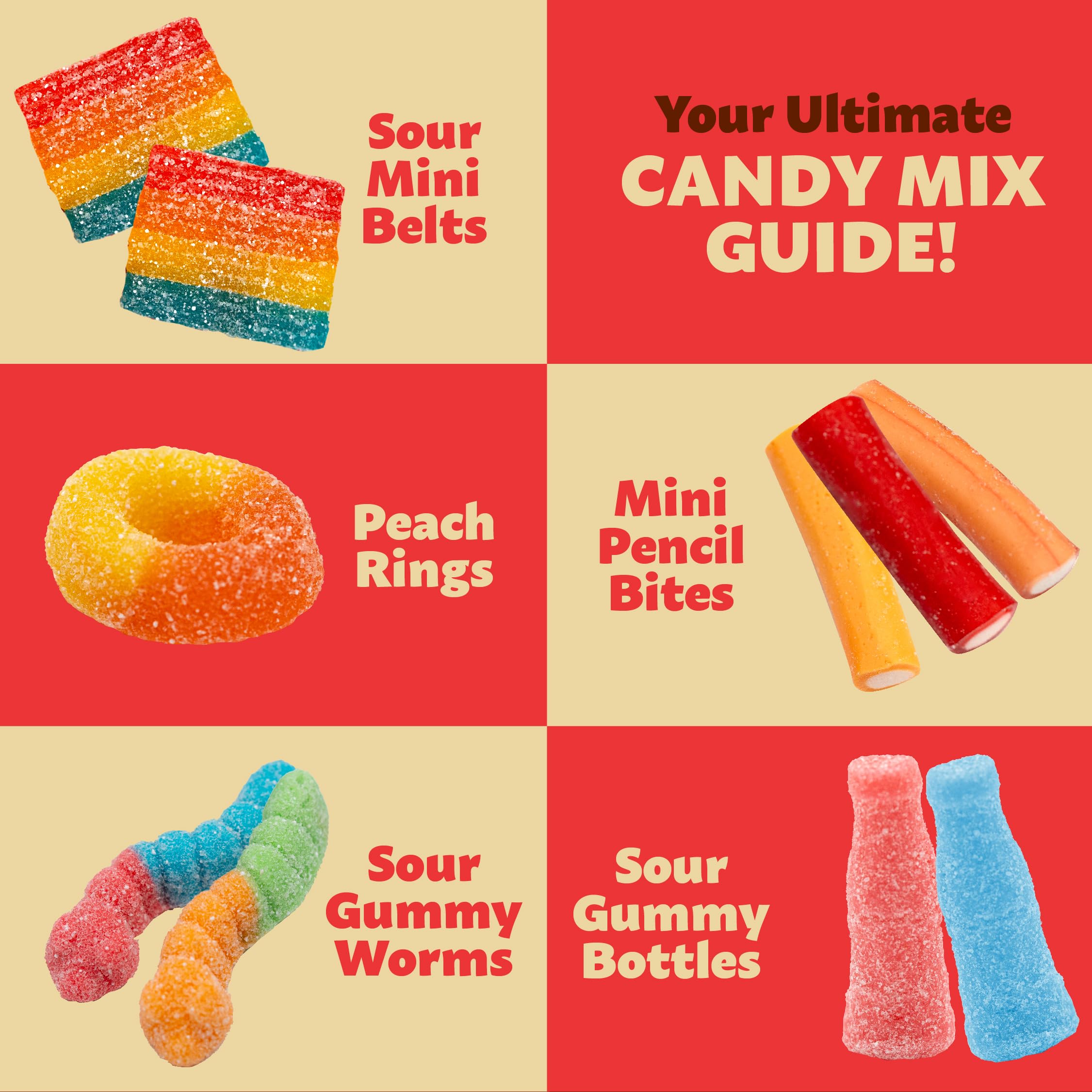 ILike! Pencil bites close-up with whimsical shapes for kids' parties and crafts