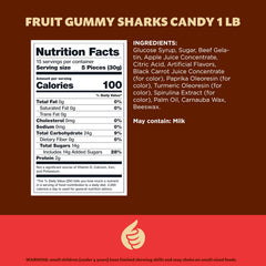 ILIKE! Gummy Sharks shark-shaped candies as a playful party centerpiece.