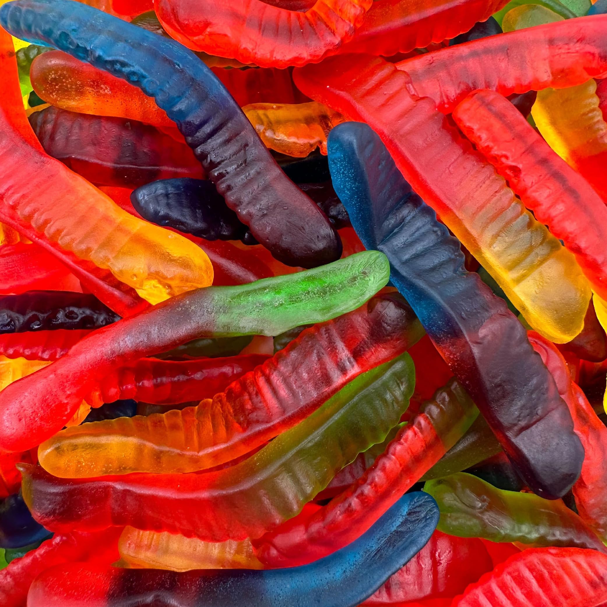 ILIKE! Gummy Worms in a 2lb bag with assorted flavors for party bowls.