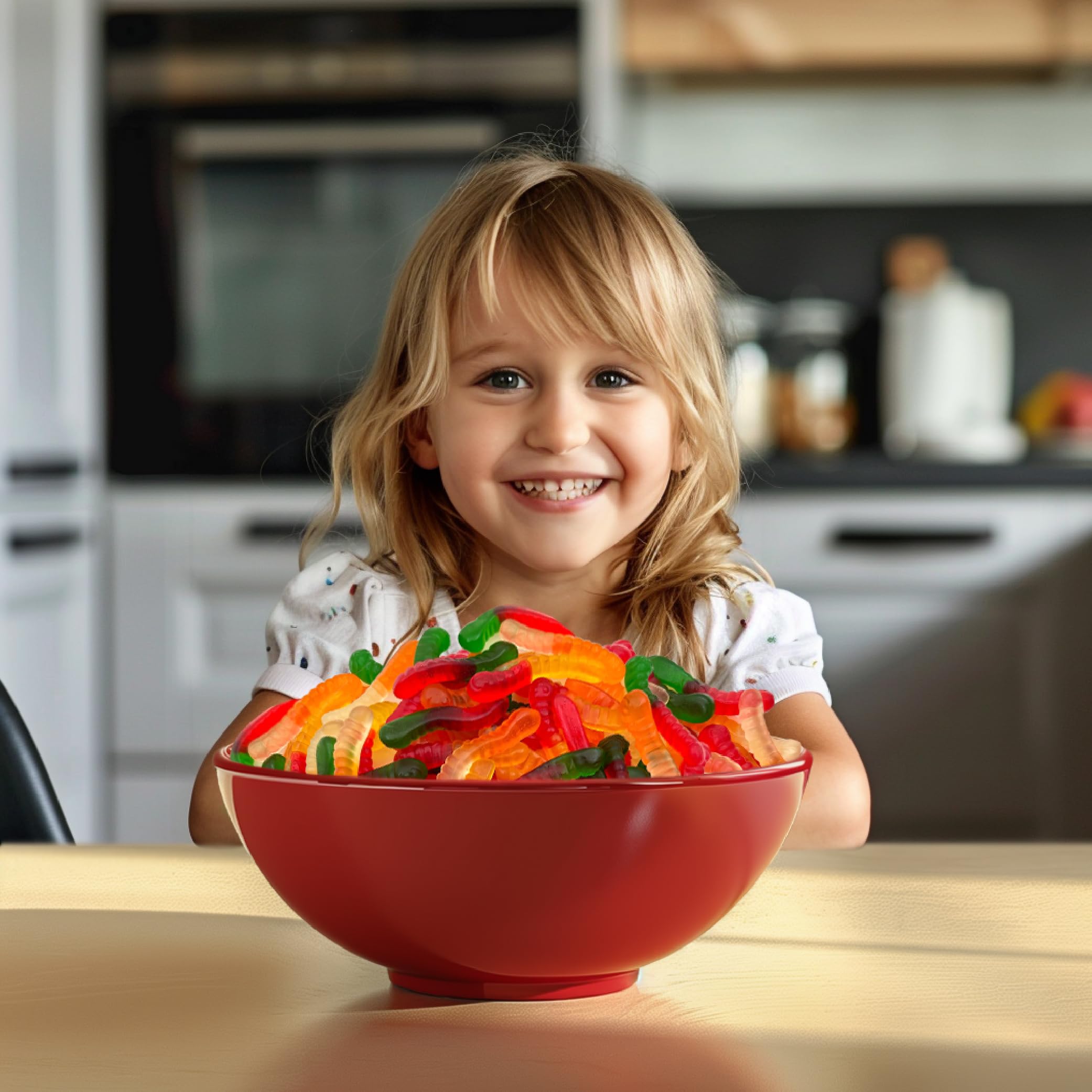 ILIKE Gummy Worms brighten candy jars with vibrant fruit flavors
