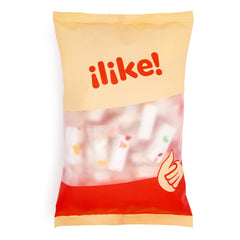 ILIKE! Creamy nougat texture with chewy bite, perfect snack.