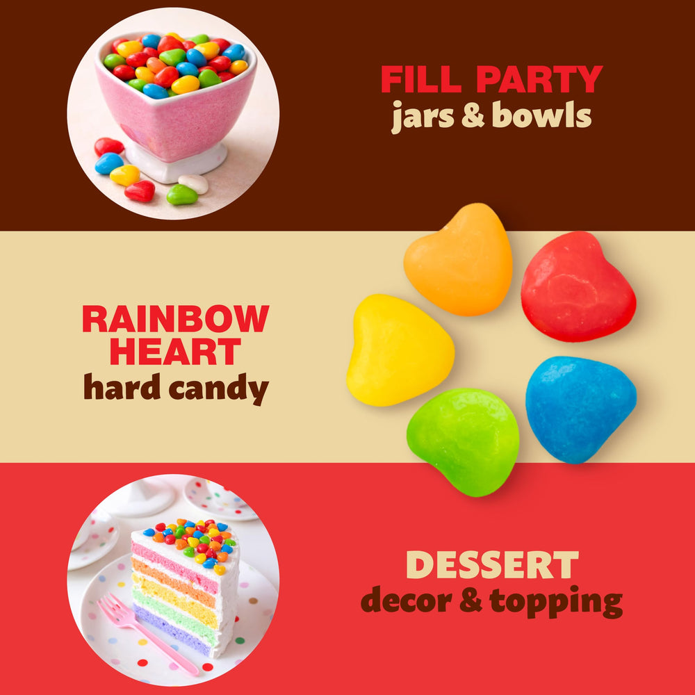 ILIKE! Mini Candy Hearts blue raspberry adds vibrant color to candy boards and snack stations