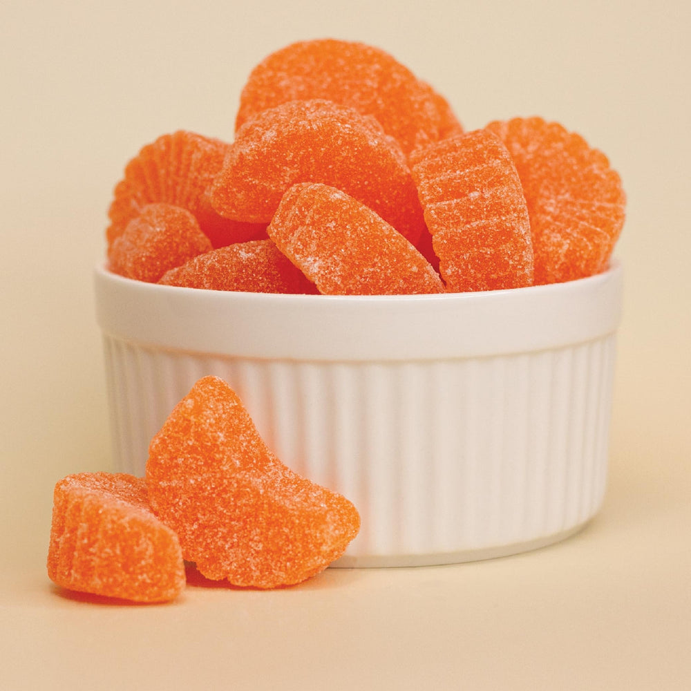 ILIKE Orange Slices Jelly Candy bag closeup showing packaging quality.