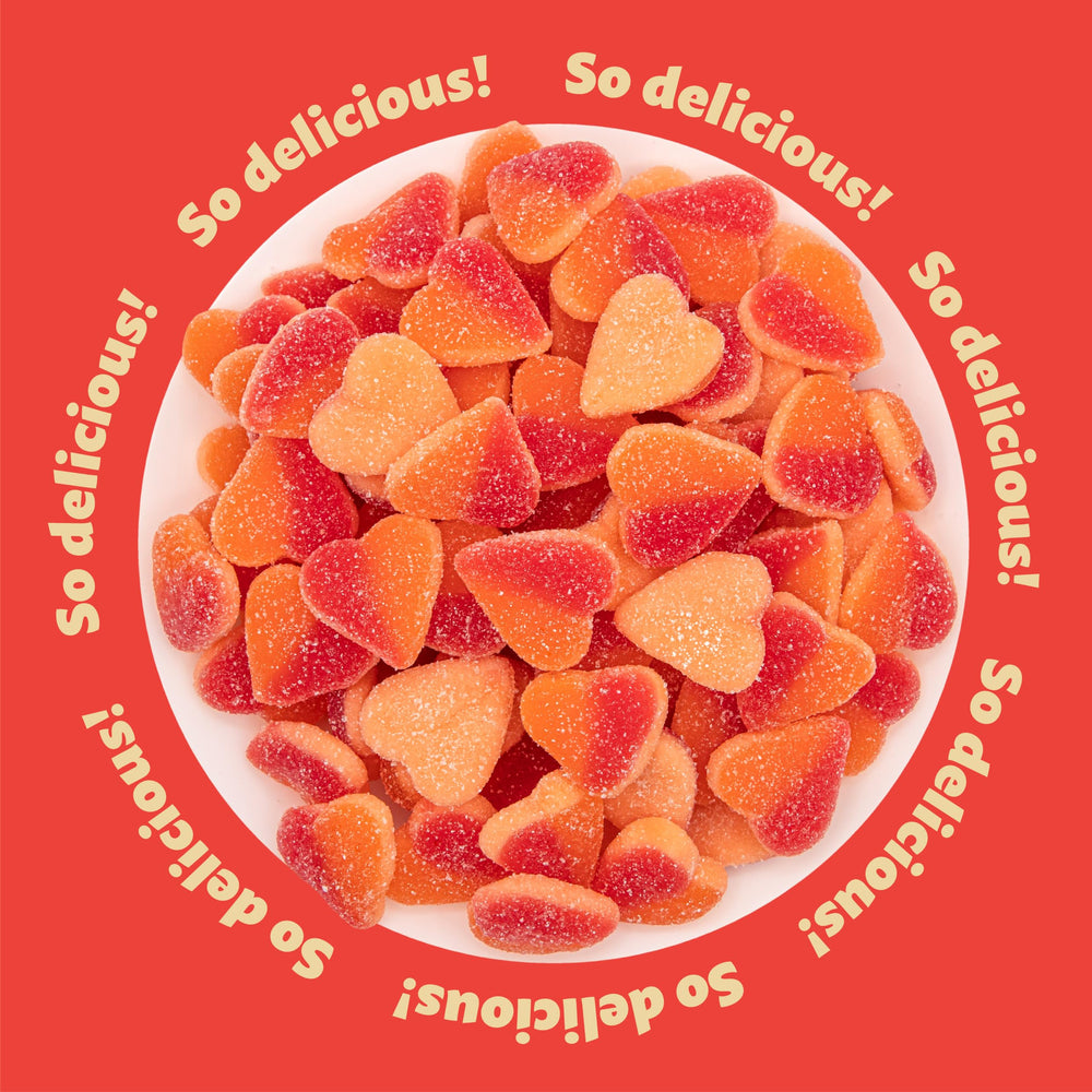 ILike Peach Hearts Gummy bag gift demonstrates ready-made party favors