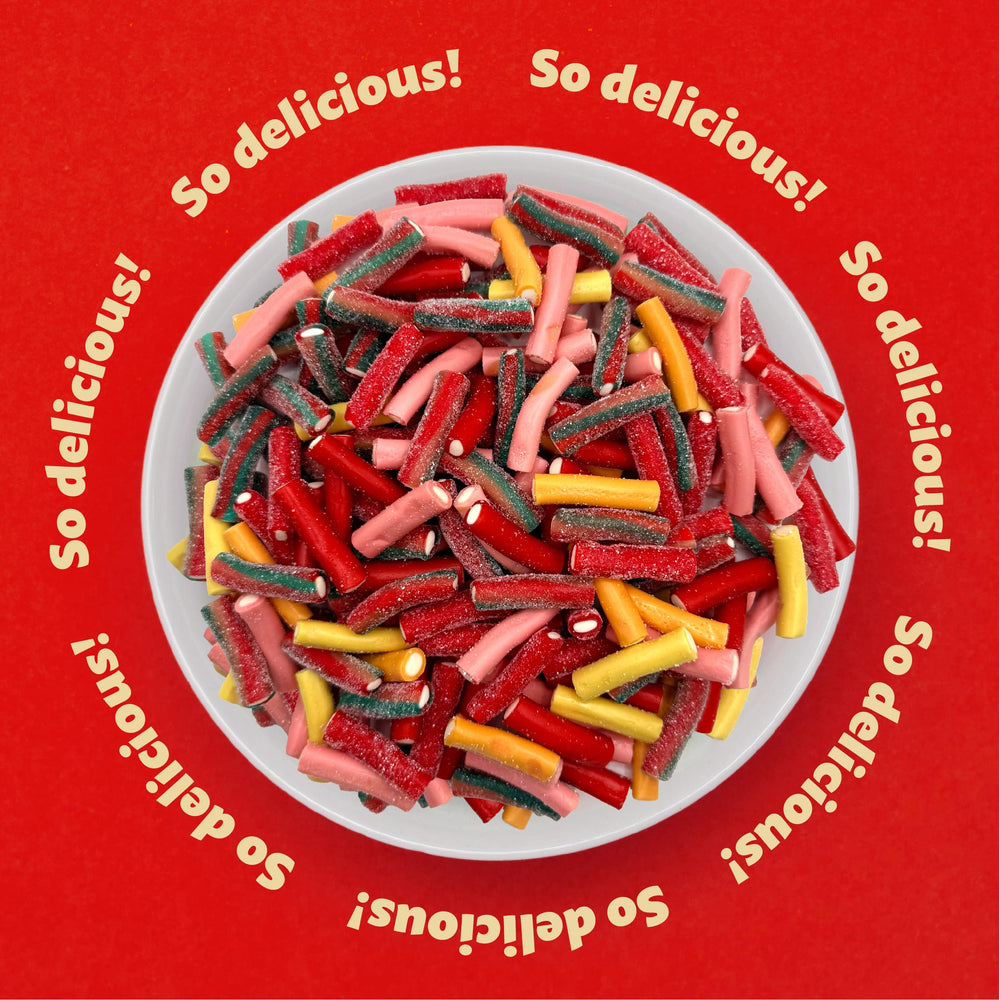 ILIKE Pencil Bites topping adds color to sundaes and desserts.