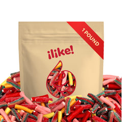 ILIKE Pencil Bites vibrant colors brighten jars or trays for desserts.