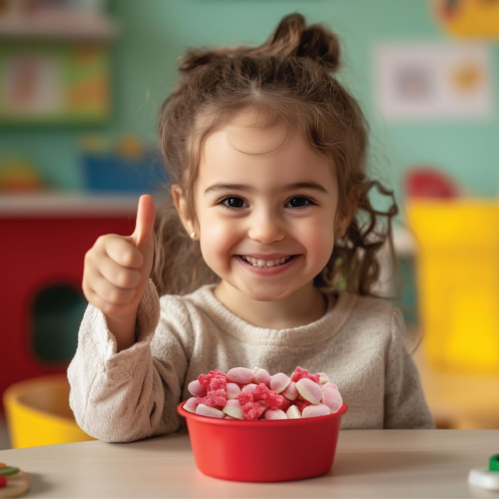 ILIKE Pink Candy Mix tops cupcakes or sundaes with vibrant color and tangy-sweet notes.